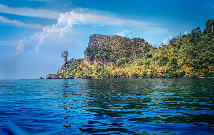 Mar e islas en Krabi