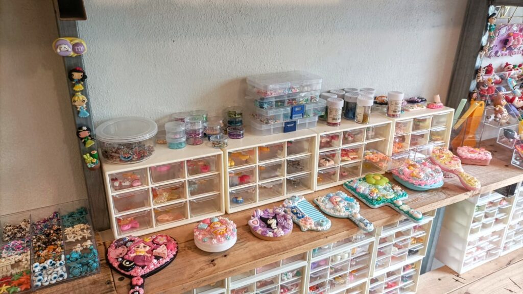 perles dans un espace mignon